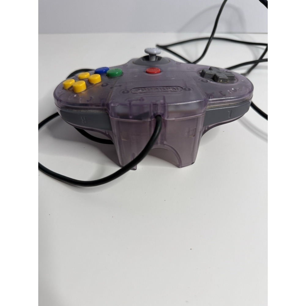 Official Nintendo 64 N64 Authentic OEM Controller Atomic Purple Tested - Picture 3 of 4